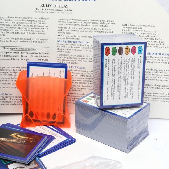 Vintage Trivia Pursuit MILLENNIUM Edition Board Game 1998 Family Fun Holiday - Picture 8 of 12